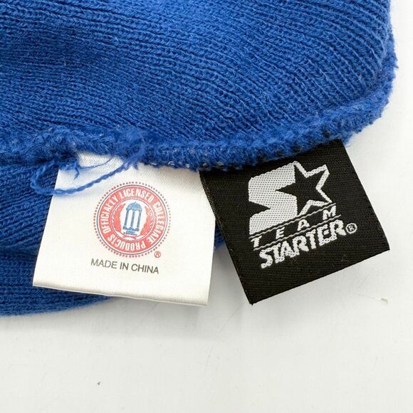 Starter Vintage Detroit Lions Blue White Beanie - OSFM - Picture 3 of 4